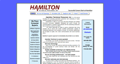 Desktop Screenshot of hamiltontech.com